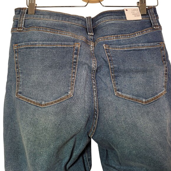 Gloria Vanderbilt Women's Always Perfect High Rise Skinny Cienga Jeans Large - Picture 4 of 10